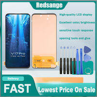 Redsange หน้าจอ LCD TFT 6.44นิ้วสำหรับ VIVO V17 Pro สัมผัสหน้าจอ LCD หน้าจอดิจิตอลแทนการประกอบสำหรับ Vivo VIVO V17 Pro 1909 PD1931F EX 1910