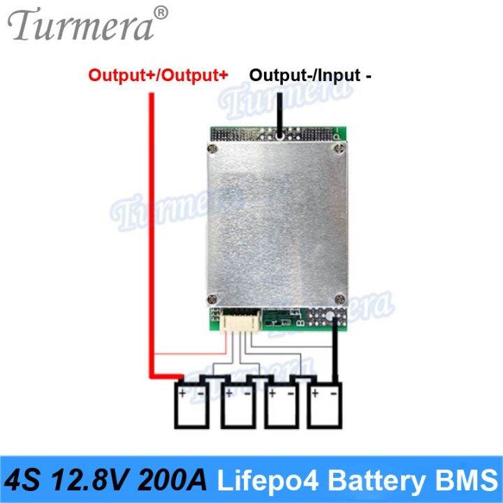 booming-turmera-4s-12-8v-200a-32650-32700-lifepo4-bms-balance-board-สำหรับ12v-อย่างต่อเนื่องแหล่งจ่ายไฟพลังงานแสงอาทิตย์ระบบใช้