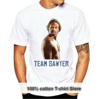 Team Sawyer Lost Tv Series T Shirt Black Gildan