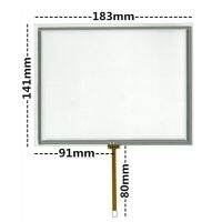 8Inch 4 Wire For AT080TN52 V1 AMT9556 183*141Mm 4:3 Resistive Touch Screen Panel Digitizer AT080TN42