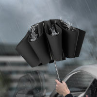 Reinforced Folding Parasol Umbrella Rain Uv Reverse Portable Womens Umbrella Automatic Paraguas Mujer Household Merchandises