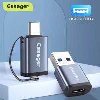 Essager USB Type C OTG อะแดปเตอร์ Type-C USB-C ชายกับ USB 3.0หญิงแปลงสำหรับ Macbook Xiaomi Mi ซัมซุง USBC OTG เชื่อมต่อ