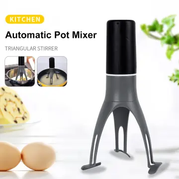 Automatic Stirrer,Automatic Pan Stirrer,Auto Stirrer for Cooking,3 Speed  Electric Automatic Stirrer Egg Beater Stick Blender Sauces Soup Mixer