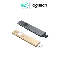 Logitech SPOTLIGHT Presentation Remote รีโมทเลเซอร์พอยเตอร์นวงกลม และซูมหน้าจอตามตำแหน่งที่เลือกได้