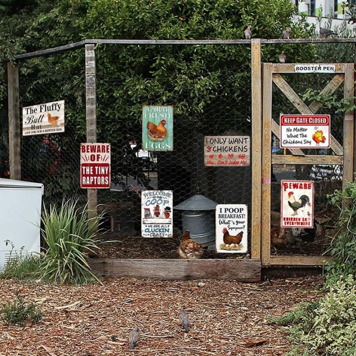 8-pack-funny-chicken-coop-metal-signs-chicken-coop-accessories-outdoor-chicken-decor-for-chicken-house-decor