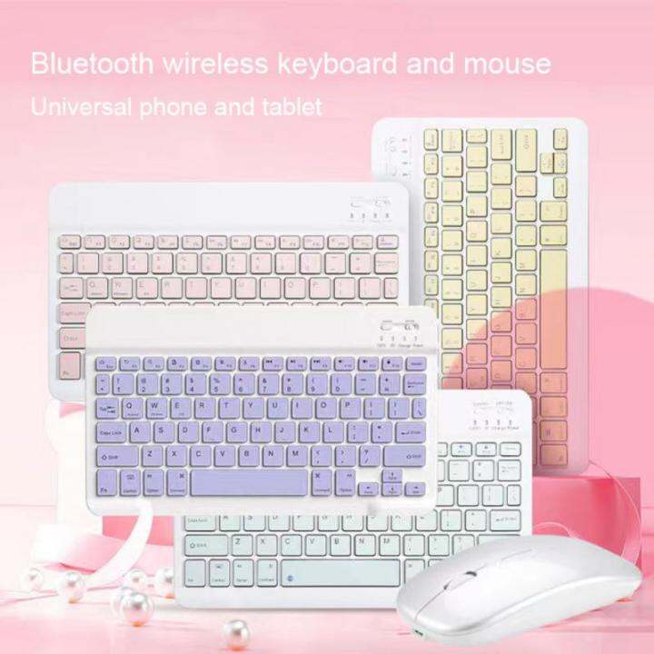 Portable 1600dpi Bluetooth Keyboard And Mouse Keyboard And Mouse Set