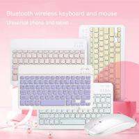 แท็บเล็ตคีย์บอร์ดไร้สายแบบชาร์จไฟได้สำหรับ Samsung Xiaomi Mini Bluetooth Keyboard และ Mouse สำหรับ IOS Android Windowshot