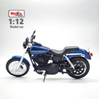 โมเดลรถจักรยานยนต์ Maisto 1:12 Harley Davidson 2004 Dyna Super Glide Sport พร้อมส่ง