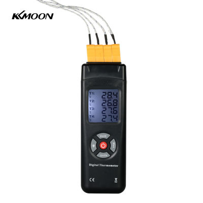 KKmoon 4 K-Type ดิจิตอล LCD Thermocouple Sensor -50 ~ 1350 °C/-58 ~ 2462 °F ฟังก์ชั่นเก็บข้อมูล