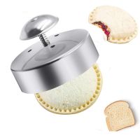 Durable Sandwich Mold 304 Stainless Steel Round Toast Bread Cutting Sealing Mold Childrens Breakfast Making Artifact