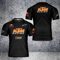 New！KTM2023 2023！F1 Red Bull 3D T-shirt dicetak, Ukuran S-5XL Pria High quality products （Freeprinting of names）
