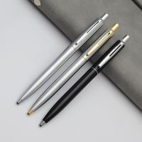 Baoer 037 Ballpoint Pen Metal Black Silver Gold Ball Pen Luxury Business Gifts Student School Supplies Roller Pen 10 Customiza Pens