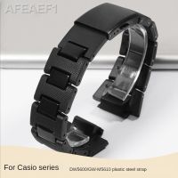 ยี่ห้ออะคริลิคของแท้☑นาฬิกาเหล็กพลาสติกคอมโพสิตทำจากนาฬิกา Casio Gwm5610 G-5600กันน้ำผู้ชายกันเหงื่ออุปกรณ์สายรัดนาฬิกาพิเศษขนาด16มม.