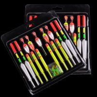 【YF】☄❈▥  1 set (15Pcs) Buoy Sea Fishing Assorted Size for Most Type of Angling with Attachment Rubbers Lures