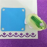 Maple Leaf Shaped Lever Corner Hole Punch Office School Supplies Paper Detachable Border Punch Home Decorative Garden Festival Staplers  Punches