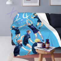 xzx180305  Custom Anime Volleyball Junior Blankets For Beds Sofa Cover Japanese Cartoon Flannel Blanket Home Bed Cover Bedspread 16