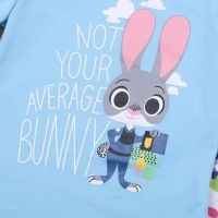 BABYGARDEN ชุดเสื้อยืด Tops แขนสั้น Zootopia + กางเกงขายาว 2 ชิ้น