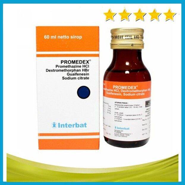 Promedex Sirup 60 Ml Obat Batuk Pilek Obat Batuk Alergi Lazada