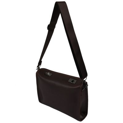 Pink Memory Men Leather Messenger Briefcase Laptop Shoulder Crossbody Bag Business Handbag