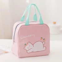 Lunch box bag Cartoon thickened aluminum foil portable lunch bag Student lunch insulation bag Work with lunch bag