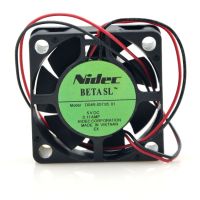 NIDEC D04R-05TS5 01 5V 0.11A 4CM 4015 2-Wire Silent Switch พัดลมระบายความร้อน