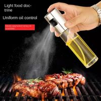 ♝❁ 100ml with Scale Oil Spray Bottle ABS Press Type Kitchen Household Air Fryer Olive Oil Spray Oil Spray God Barbecue Spray Oil