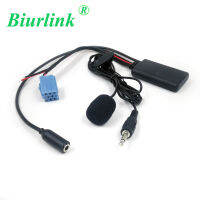 Biurlink สำหรับ blaupunkt วิทยุ8Pin มินิ ISO พอร์ต3.5มิลลิเมตรเสียง AUX ในบลูทูธไมโครโฟนสำหรับโฟล์คสวาเกนสำหรับออดี้สำหรับ Becker