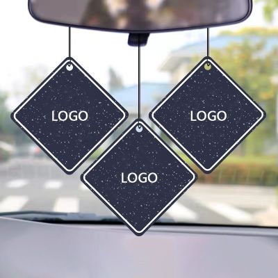 8PCS Car Long lasting Aromatherapy Piece Car Air Freshener Auto Hanging Vanilla Perfume Fragrance Accessories Interior Pendant