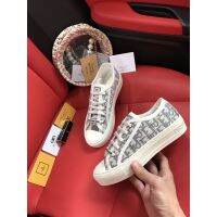 Catwalk style presbyopia leather electric embroidered canvas shoes womens shoes (thick-soled 3.5cm) 0427