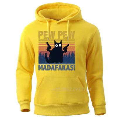 Funny Cat Pew Madafakas Hoodie Hoodies Sweatshirts Women Men Crewneck Pullovers Hoody Tops Camisas Hooded Streetwear Size Xxs-4Xl