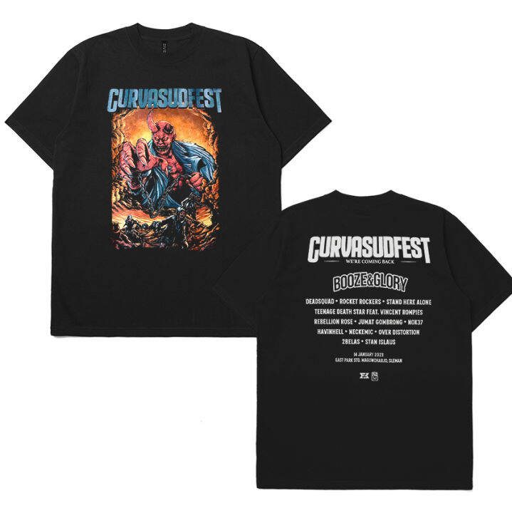 Tshirt Band Curvasudfest 2023 Line Up Lazada Indonesia