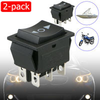 Rocker Switch 6 PIN DPDT Double Pole Double Throw 20 Amp Momentary Rocker Switch Heavy Duty Rocker Switch สวิตช์ไฟฟ้า