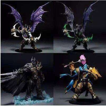 yyds-โมเดลฟิกเกอร์-world-of-warcraft-sylvanas-lich-king-arthas-illidan-ของเล่นสําหรับเด็ก