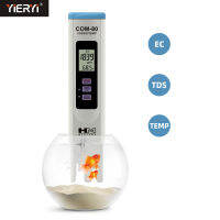 Yieryi Digital EC/TDS/เครื่องวัดอุณหภูมิคุณภาพน้ำ Tester สำหรับพิพิธภัณฑ์สัตว์น้ำ, ไฮโดรโปนิกส์, น้ำดื่ม