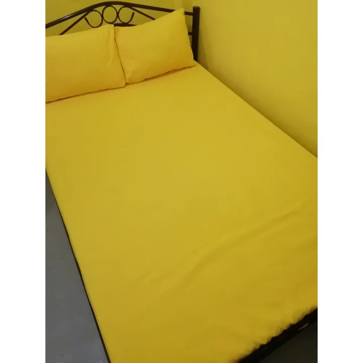 [CUARTO COLLECTION] SOLID COLORS FLAT SHEETS AND PILLOW CASES Lazada PH