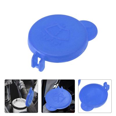 Car Blue Windshield Washer Fluid Reservoir Tank Bottle Cover Accessories  For Ford Fusion 2001-2008 Fiesta MK6 2005-2008 Windshield Wipers Washers
