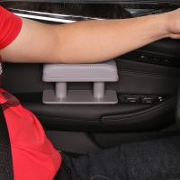 {Automobile accessories} ที่เท้าแขนในรถพยุงข้อศอกเบาะแผ่นแปะ K3หนังขนาดเล็กประตูสากลปรับระดับได้ที่พักแขนมือกันกระแทก