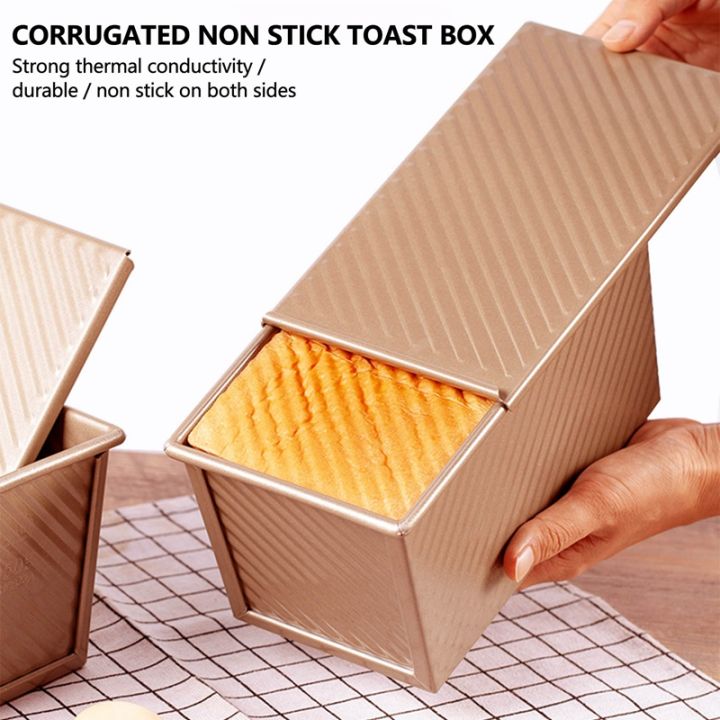 baking-pullman-loaf-pan-with-cover-bread-pan-with-lid-nonstick-rectangle-corrugated-toast-box-for-oven-dough-cavity