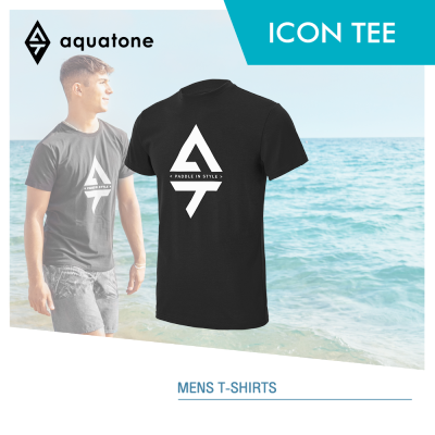 Aquatone Logo Tee Black  เสื้อผ้า เสื้อผ้ากีฬา เสื้อยืด aquatone เสื้อผ้าใส่สบาย