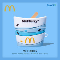 เคส BLUESN McFlurry สำหรับ Huawei Freebuds Pro 2 5 5i 4 4i ครีมซิลิโคนนิ่มเคสป้องกันหูฟังบลูทูธอุปกรณ์เสริมสำหรับ Huawei Freebuds SE 2