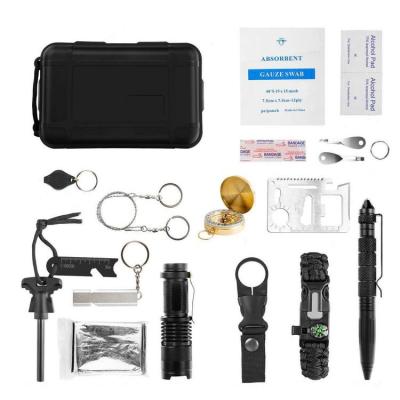 Camping Survival Kit Waterproof Safe Portable Survival Kit Outdoor Gears Camping Accessories Dustproof Survival Gears For Camping ideal