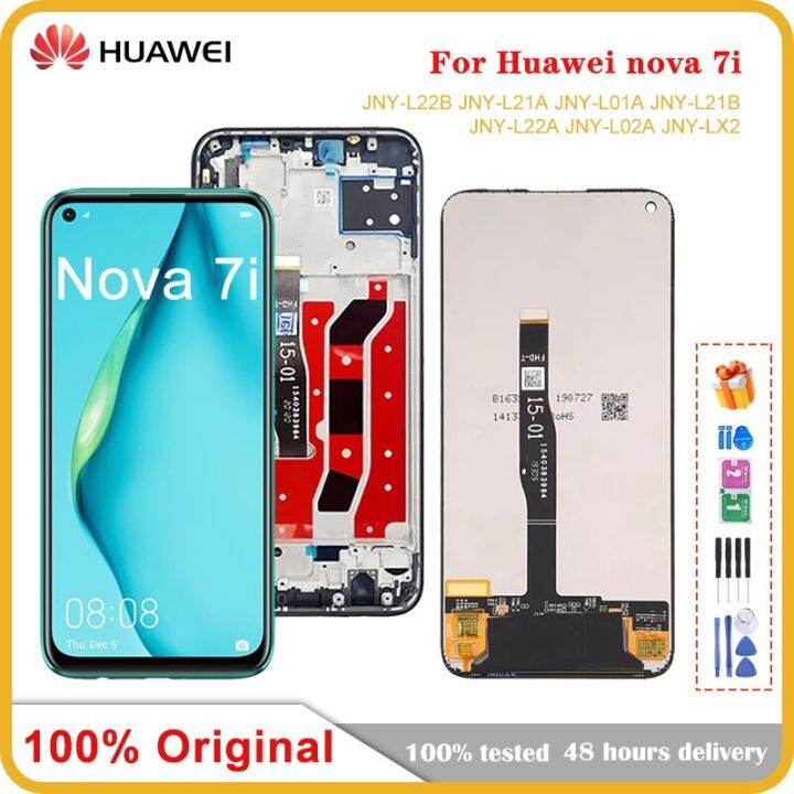 6 4 P40 Lite Display Screen For Huawei Nova 7i Jny L22b Jny L21a Lcd Display Touch Screen