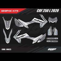 สติ๊กเกอร์วิบาก Honda CRF 250 L ทั้งคัน Graphic kit สติ๊กเกอร์เคลือบเงา สุดคุ้ม