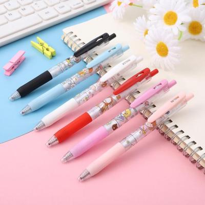 36 pcslot Cartoon Boy Girl Press Gel Pen Cute 0.5mm Neutral pens for Writing Office School Supplies stationery gift