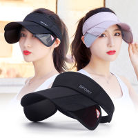 [hot]Summer Sports Sun Hats Men And Women Cap Adjustable Visor UV Protection Top Empty Tennis Golf Running Cycling Sunscreen Hat