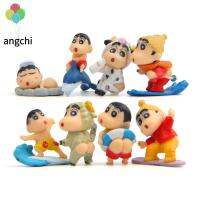 ของขวัญ ANGCHI สำหรับเด็กอนิเมะย่อส่วนรุ่น Q ดินสอสีฟิกเกอร์ของเล่น Shin-Chan Shin-Chan เครื่องประดับโมเดลตุ๊กตาแอคชั่นโมเดลฟิกเกอร์