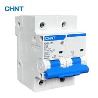 Chnt Nxb-125 Moulded ตัวเรือนเครื่องตัดวงจร Mcb Icu10ka Ics7.5ka ประเภท C 2P 400 V 415V 50Hz 63a 80a 125a 100a