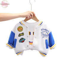 Boys Baseball Uniform Long Sleeves Sportswear Fashionable Embroidery Patterns Jacket