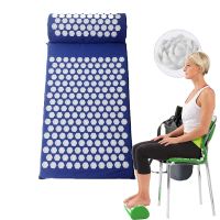 Acupressure Mat Kuznetsovs Applicator Yoga Massage Mat Pillow Relieve Stress Back Body Foot Pain Spike Cushion Relax Muscles