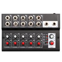 10 Channel DJ Mixing Console Effector Live Recording Conference Hub Stereo Sound Reverberation Amplifier